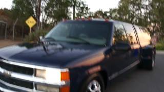 98 Chevy GMC 1 Ton 3500 454 Dually Lowered Alcoa Truck Air Bags For Sale [upl. by Enilecram]