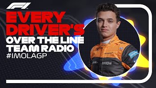 Every Drivers Radio At The End of Their Race  2022 Emilia Romagna Grand Prix [upl. by Illek430]