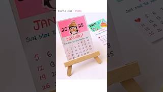 Homemade Desk Calendar 2025 ❤️❤️ shorts 2025 diy DIY paper calendar craft [upl. by Dietsche421]