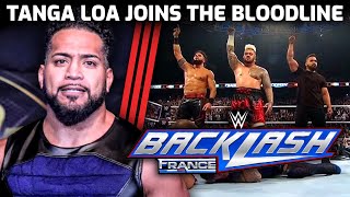 Guerillas of Destiny in WWE Tanga Loa joins The Bloodline at Backlash [upl. by Nutsud622]