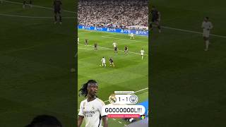 Camavinga Goal Vs Man City realmadrid [upl. by Llennoc872]