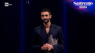 Sanremo 2024  La dedica di Marco Mengoni a Sanremo [upl. by Hanid241]