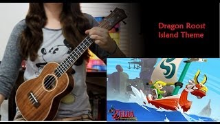 The Legend of Zelda Wind Waker  Dragon Roost Island theme Ukulele Cover [upl. by Glaudia]