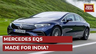 2022 MercedesBenz EQS 580 Review  Indias Best EV [upl. by Ahsenik391]