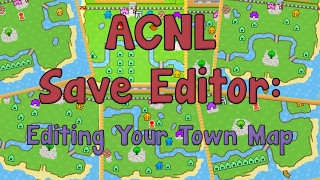 ACNL Save Editor How to Edit Your Town Map [upl. by Nicolella]