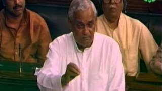 Speech during Parliamentary session on Corruption Shri Atal Bihari Vajpayee Ji [upl. by Opiak]