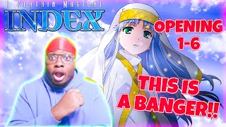 BLIND REACTION FIRST TIME REACTING TO A Certain Magical Index OPENING 16 Toaru Series [upl. by Hein]