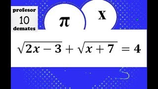 ecuaciones irracionales con raices 4 bachillerato 4 ESO [upl. by Alvita]
