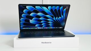 2023 MacBook Air 15inch M2 Unboxing Setup and First Look [upl. by Onifled463]