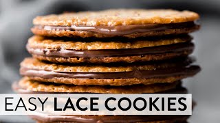 Lace Cookies  Sallys Baking Recipes [upl. by Renell224]