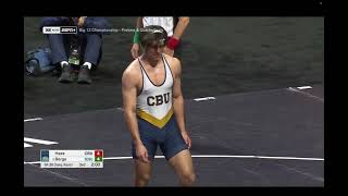 184lbs Bennett Berge South Dakota State vs Nathan Haas California Baptist [upl. by Svetlana]