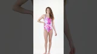 Sporti Galaxy Micro Back One Piece Swimsuit  SwimOutletcom [upl. by Airetak]