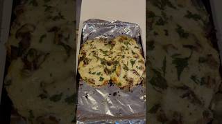 Chicken Alfredo Garlic Bread food cooking foodie shorts garlicbread [upl. by Nilyram]