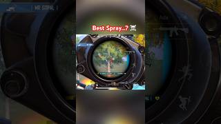 Best 4x Spray 😱🔥 pubgmobile [upl. by Ahsikin989]