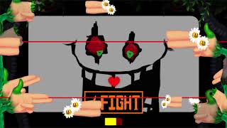 omega flowey boss fight fan made fight with DETERMINATION [upl. by Rehportsirhc]