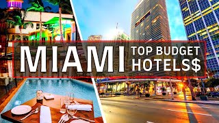 The 10 Best Budget HOTELS in MIAMI  Florida  Affordable Hotels in Miami Florida [upl. by Dal661]