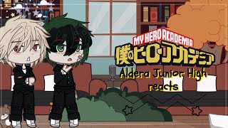 Aldera Junior High Reacts to the future  My Hero Academia  \\ Deku amp Bakugou  pt 12 [upl. by Nosliw209]