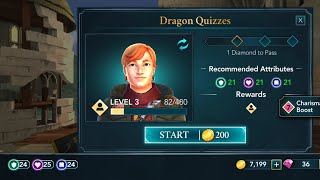 Plan a party with Charlie Weasley  Dragon Clubhouse Harry Potter Hogwarts Mystery  Zeny Plays [upl. by Anilet]