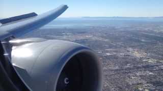 Scenic Landing of Boeing 777300ER in Los Angeles [upl. by Erodaeht]