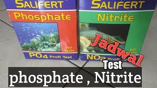 Jadwal Test Phosphate PO4 amp Nitrite NO2 Review salifert Test Kit [upl. by Lune]