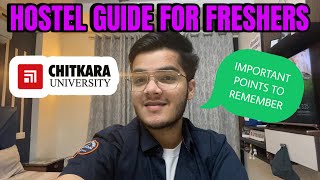 MustKnow Tips for Freshers at Chitkara University Hostels [upl. by Hills208]