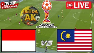 🔴LIVE  INDONESIA U19 VS MALAYSIA U19  SEMIFINAL  ASEAN U19 BOYS  VIDEO SIMULATION GAME PLAY [upl. by Fulviah]