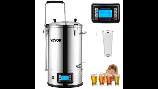 Making a Dunkel Wheat Beer on the Vevor Home Brewing Machine [upl. by Enowtna218]