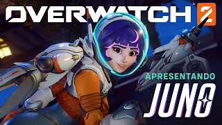 Juno  Trailer de Jogabilidade da Nova Heroína  Overwatch 2 [upl. by Merla]