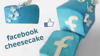 FACEBOOK cake HOW TO COOK THAT Facebook dessert Ann Reardon [upl. by Sedgewake]