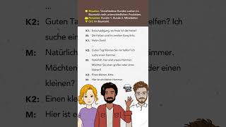 A1A2 DIALOGE zum Lesen amp Hören  Deutsch lernen durch Hören DldH dldh learninggerman [upl. by Autum]