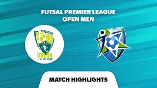 Futsal Premier League Open Men’s Highlights – Mountain Majik v Eastern Suburbs Hakoah Futsal Club [upl. by Adabel359]