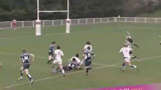 Dourdan  Rugby  Lequipe de france junior domine lEcosse [upl. by Amimej582]