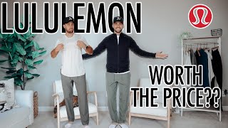 LULULEMON MENS FALL HAUL  Trousers Flannels Fleece Jackets etc [upl. by Nylkoorb]