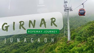 Girnar Ropeway Journey  Junagadh  Gujarat  India  Udan Khatola [upl. by Noisla103]