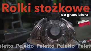 Rolki stożkowe Jak wyglądają i działają w granulatorze do trocin [upl. by Maurine]