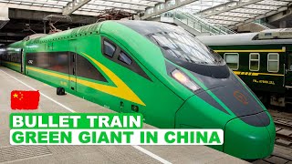 Riding The Green Giant CR200J  China Bullet Train  First Class  Shanghai To Jiaxing [upl. by Llenahc]