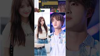 Jisoo VS Jin subscribe bts blackpink jisoo jin ytshorts SanjurasLifestyle [upl. by Poppy135]