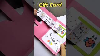 Gift cards Gift card ideas Card design Card ideas Valentine card trending shorts cards diy [upl. by Nehgam989]