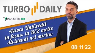 Azioni UniCredit in focus la BCE mette dividendi nel mirino [upl. by Xuerd]