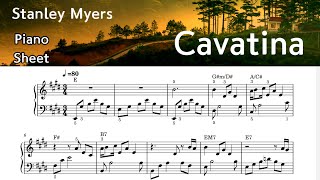 Cavatina  Piano Sheet Music  Stanley Myers  by SangHeart Play [upl. by Murray498]