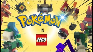 Pokémon Battle in LEGO pokemon [upl. by Latsyrhk]