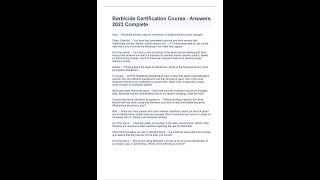 Barbicide Certification Course Answers 2023 Complete [upl. by Enyamrahc711]