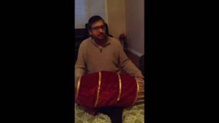 Sriram practicing Mridangam at home  Palani Bhani [upl. by Elyk196]