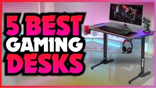 🏆5 Best GAMING Desks for XBOX amp PS5 2024 Small Room Gaming Desks💪 [upl. by Eilyak]