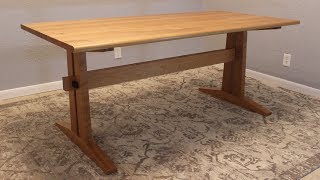 Making a Cherry Trestle Table [upl. by Arval589]