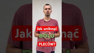 Jak zapobiegać bólowi pleców Praktyczne porady od👨🏻‍⚕️ ortopedy 🩻 zdrowie [upl. by Aicilic256]