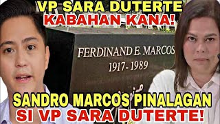 SANDRO MARCOS MATAGAL NG NAG TITIMPI KAY VP SARA DUTERTE [upl. by Dobb]