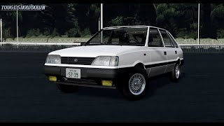 Touge Showdown  Polonez Caro Akina Downhill  Race System Showcase [upl. by Sobmalarah]