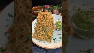 Lifafa Paratha 💜 paratha paratharecipe paneerparatha paneerparatharecipe dinnerrecipe lunch [upl. by Ramo490]