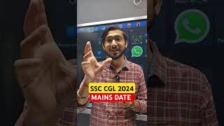 SSC CGL 2024 MAINS EXAM DATE governmentexam mts mtsssc sscexam ssc cgl [upl. by Sitof]